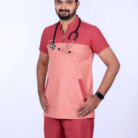 Men Scrub zip 3