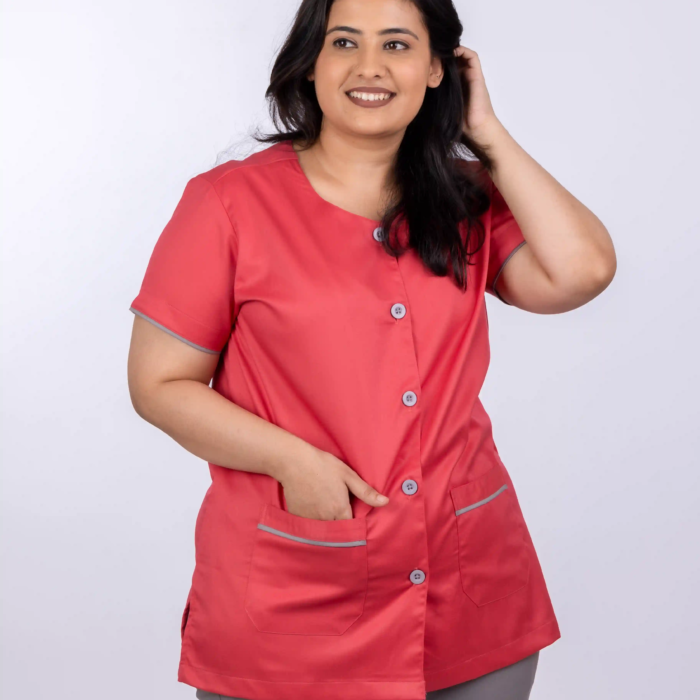Women Nursing Uniform V Neck 3