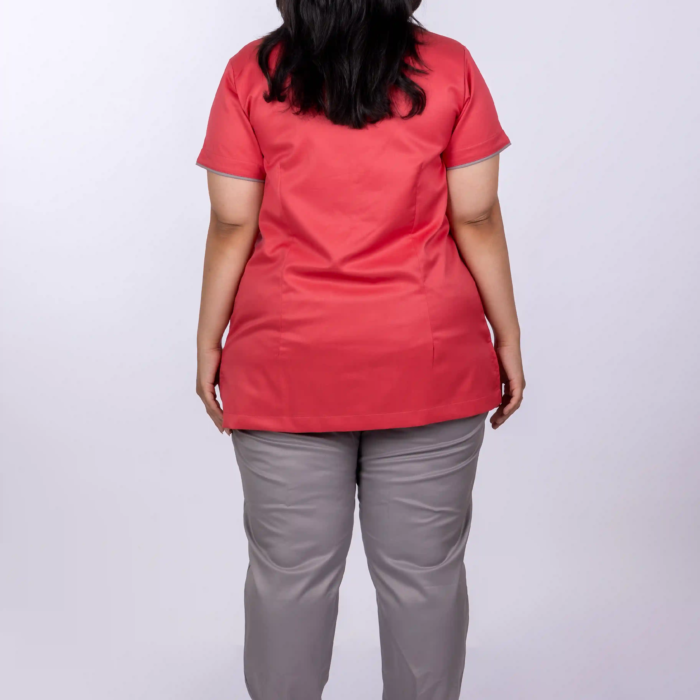 Women Nursing Uniform V Neck 4