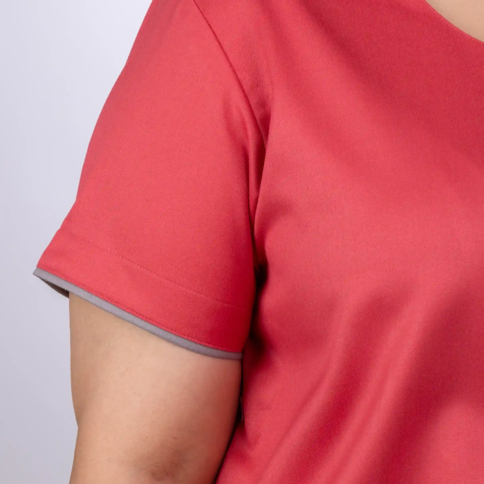 Women Nursing Uniform V Neck 6