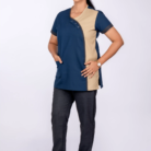 Women Nursing Without Callor Teal Blur - Baige 1