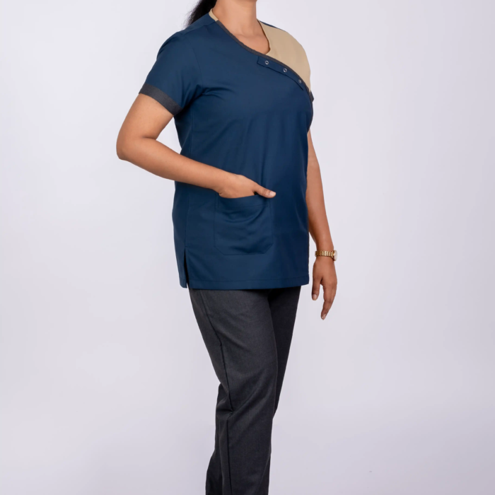 Women Nursing Without Callor Teal Blur - Baige 4